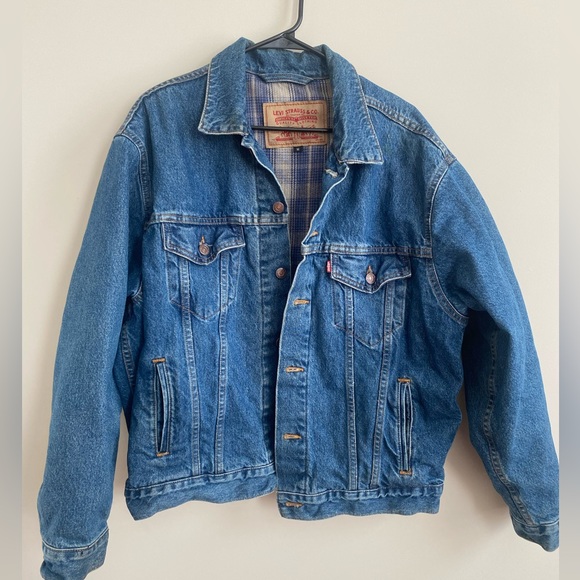 Levi vintage quilted lining Jean jacket - Picture 1 of 5